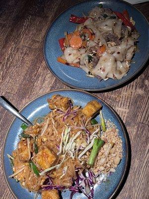 Pad Thai and drunken noodles happy hour