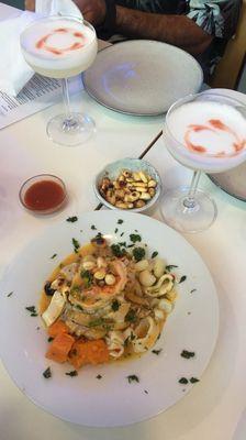 Ceviche mixto & pisco sour