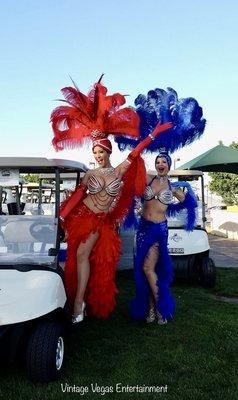 Call our office at 702-772-6547 to reserve glamours showgirls for your next event.