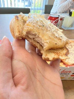 Crispy chicken sandwich