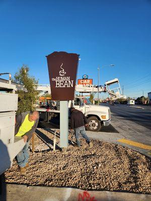 Custom Pole Signage