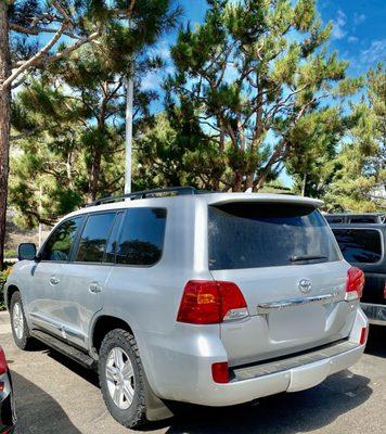 Land Cruiser w new tires! What a joy!