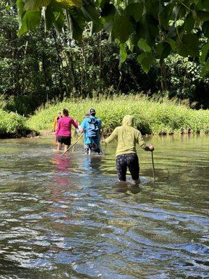 The deepest river crossing