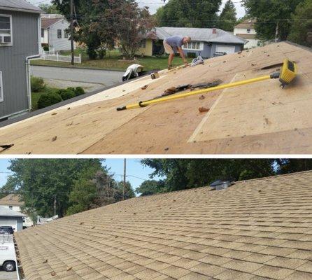 New decking and shingles