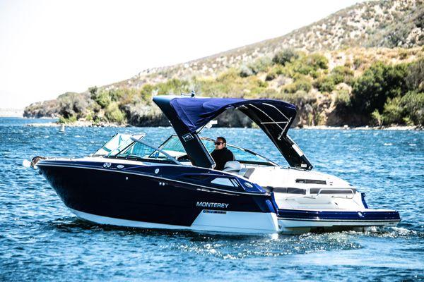 2019 Monterey boat detail.  This moat was given our ceramic coating using Ceramic Pro Marine.