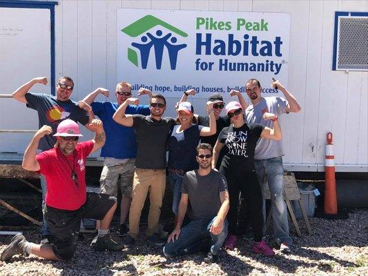 Volunteering & giving back is so important to the health & vitality of our community. Habitat for Humanity is a very obvious choice for SR.