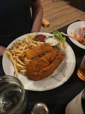 Halibut and Chips