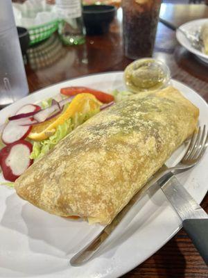 Chile relleno burrito