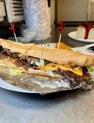 Cheeseburger Sub