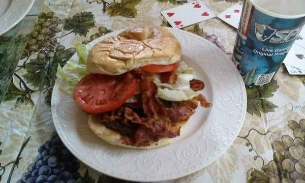 bacon cheeseburger