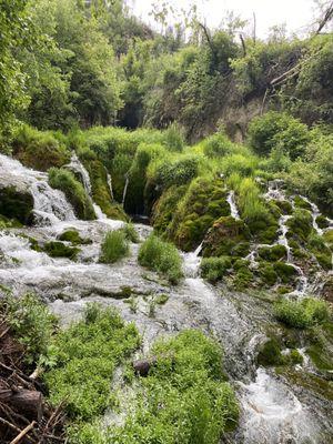 The second pool of the falls