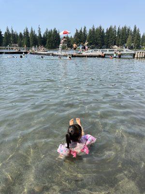 Busy lake on a hot Thursday summer afternoon!