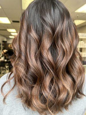 Chocolate balayage