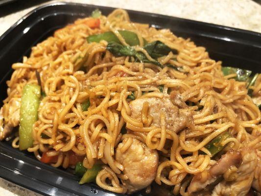 Spicy Egg Noodle Chicken