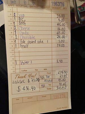 The bill