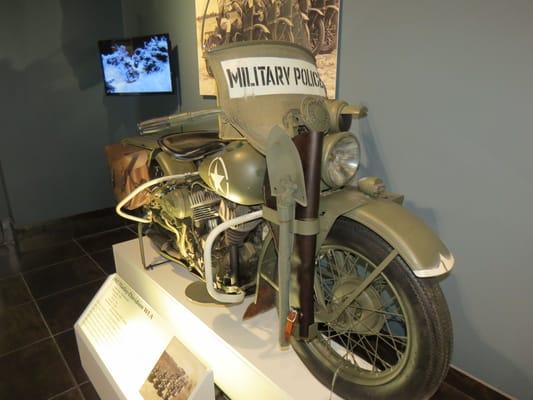 Visit our War Room, 20 military motorcycles on display