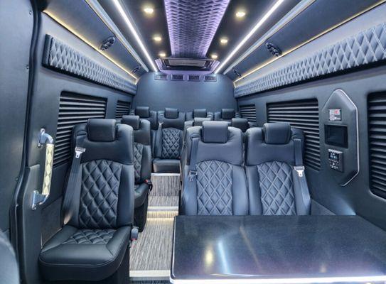 13-14 Pax executive Sprinter Interior