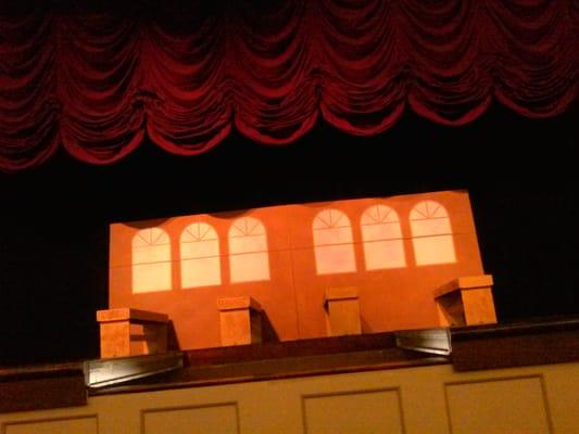 The opening set for The Music Man