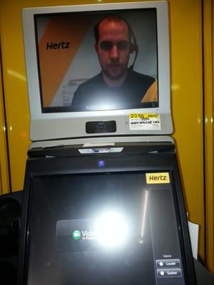 Helpful (virtual) Hertz guy