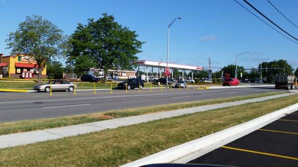 Idiotic reconstruction of Cass Ave blocks access