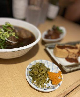 Toppings for Beef Noodle bowl