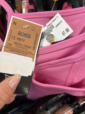 $4.99 ross tag and $7 at platos