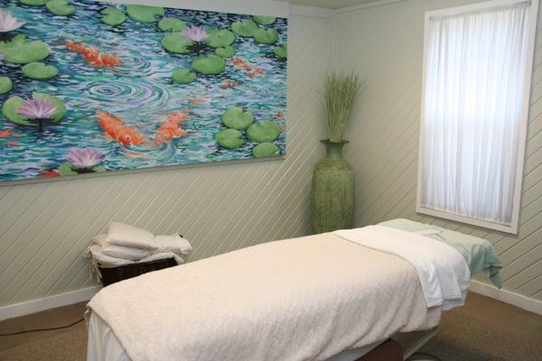 One of our massage treatment rooms