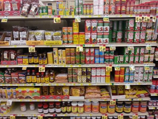 So many spices that they cannot fit in one picture. And the prices are great. I always stock up when I am in the area.