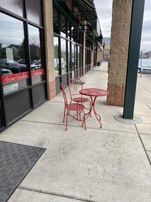 Outdoor seating