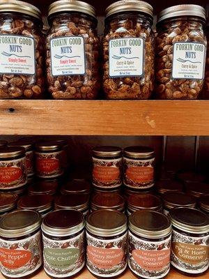 Locally made jam & nuts