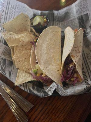 Blackened Mahi Mahi tacos ($18.95)