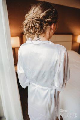 Bride updo