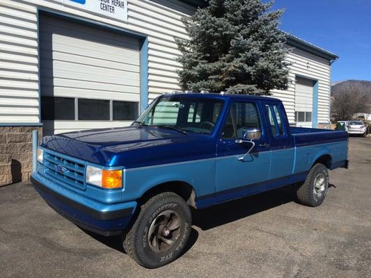 Our 1988 Ford truck finally finished.