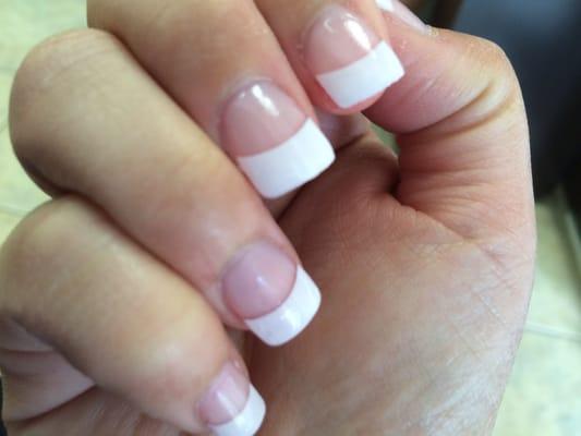 acrylic french tip