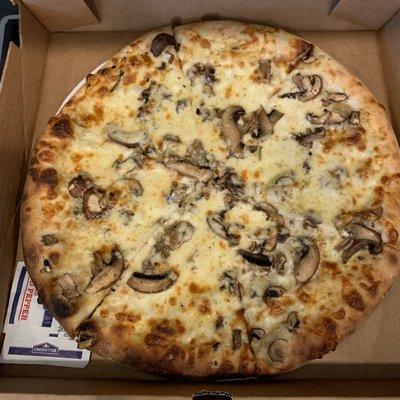 So good mushroom pizza