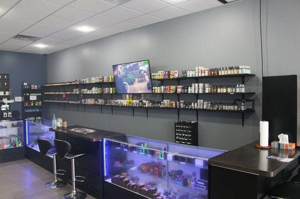 Huge Selection over 150 Premium E Liquids to choose from.