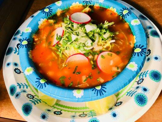 Menudo, pozole y caldo de Res