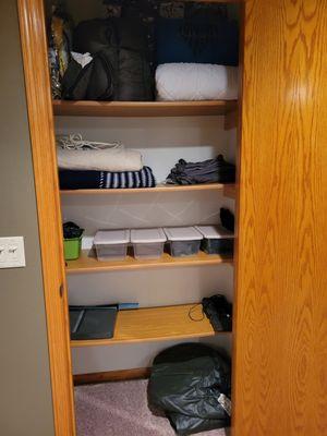 After storage closet