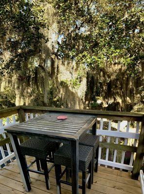 Small balcony off our room. Great for morning coffee or an evening glass of wine.