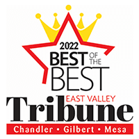 2022 Best of the Best -  Dentist - Chandler, AZ selected by subscribers of the local East Valley Tribune news.