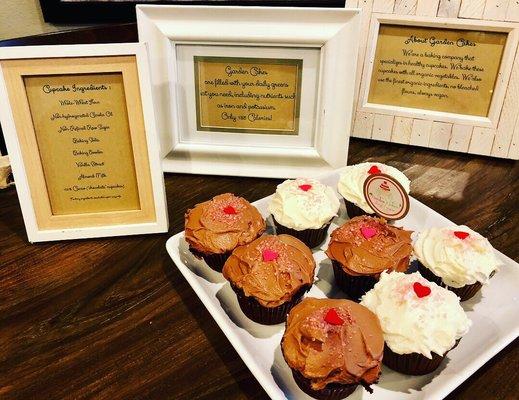 Garden cakes at the Love yourself event at NBAC cafe