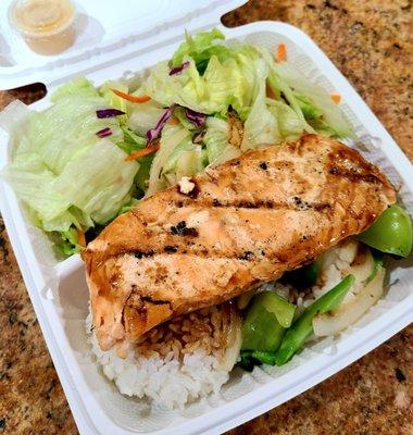 Salmon teriyaki