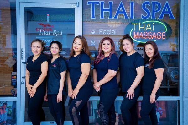 Thai spa & thai massage staff at   lasvegas