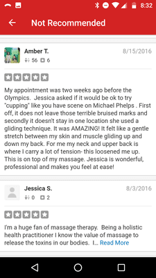 Reviews YELP won't let you see