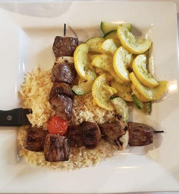 Shish kabob entree