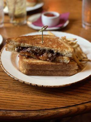 Short rib grilled cheese