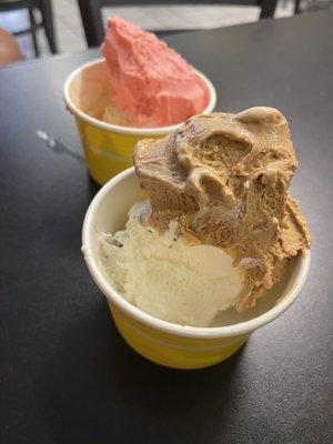 Watermelon, salty caramel, cookies and cream, & hazelnut flavors!