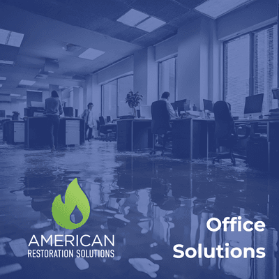 We have years of experience handling all types of commercial property damage cleanups including office buildings