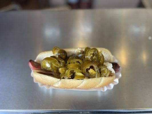 Seattle Dog w/ Jalapeños