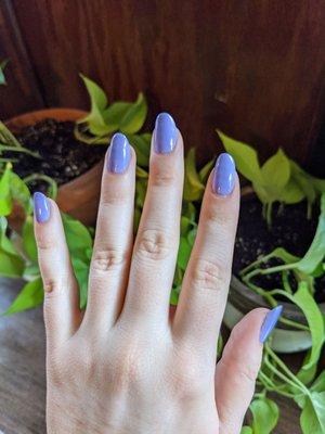 Lilac nail color